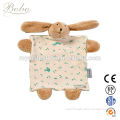 2014 hot sale cute animal shaped bunny plush doudou toys for baby toy and gift